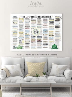 Seerah Canvas Artwork: 78 inch